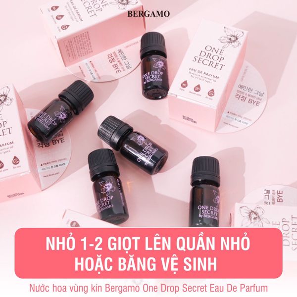 NƯỚC HOA VÙNG KÍN BERGAMO ONE DROP SERECT EAU DE PARFUM 5ML