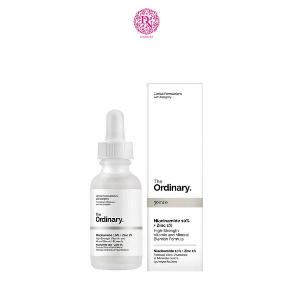 SERUM THE ORDINARY NIACINAMIDE 10% + ZIN 1% 30ML TRỊ MỤN THÂM