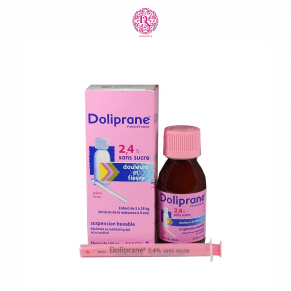 SIRO HẠ SỐT DOLIPRANE 2.4% 100ML PHÁP