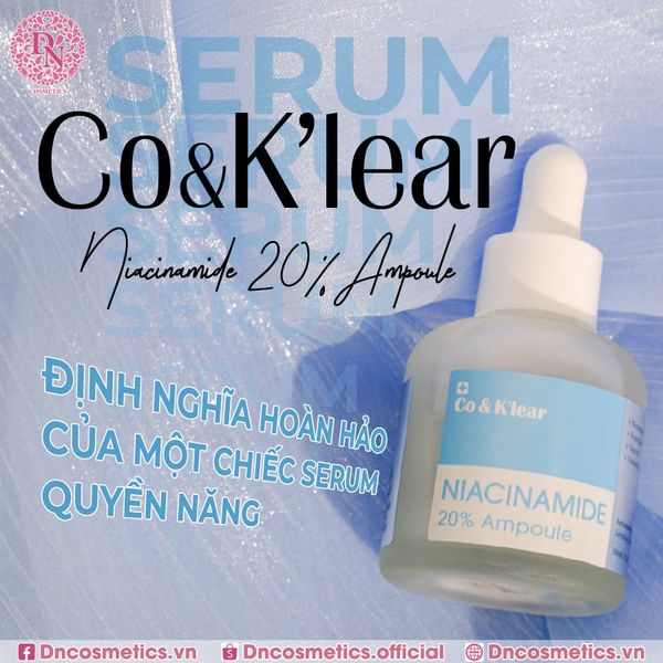 SERUM CO & KLEAR NIACINAMIDE 20% AMPOULE 30ML