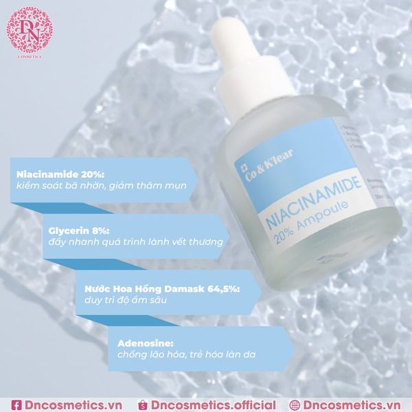 SERUM CO & KLEAR NIACINAMIDE 20% AMPOULE 30ML