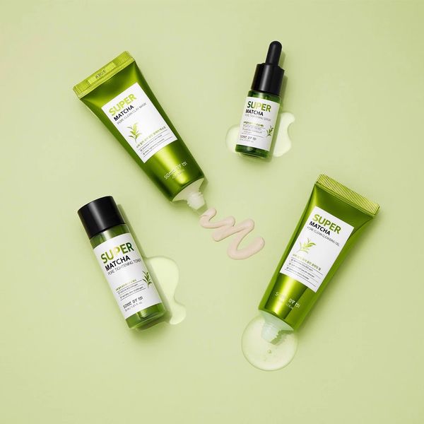 SET DƯỠNG SOME BY MI SUPER MATCHA PORE CARE STARTER KIT 4 MÓN