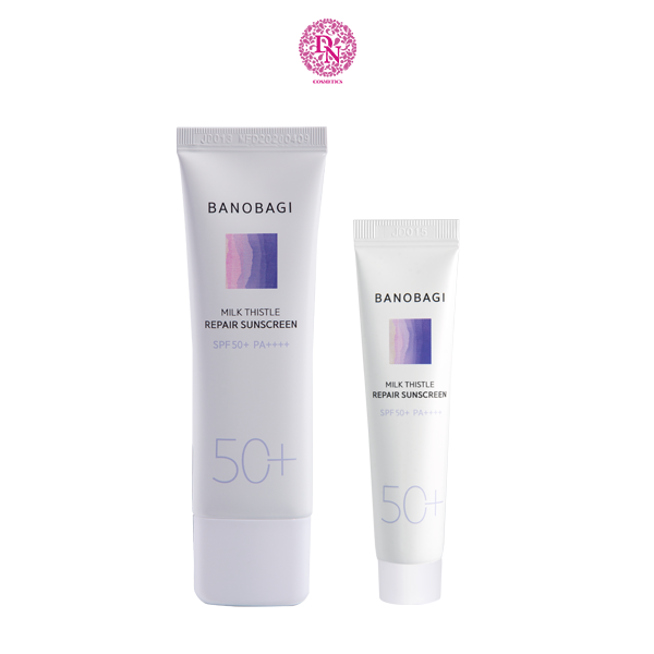 KEM CHỐNG NẮNG BANOBAGI MILK THISTLE REPAIR SUNSCREEN SPF50+ PA++++ MÀU TÍM