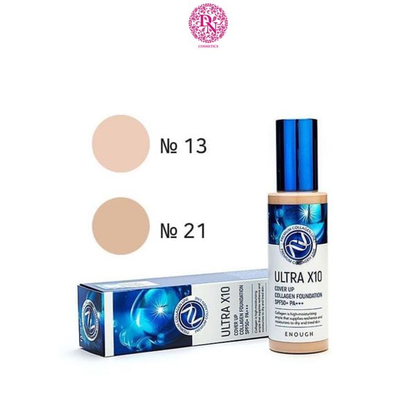 KEM NỀN COLLAGEN ULTRA X10 ENOUGH FOUNDATION SPF50