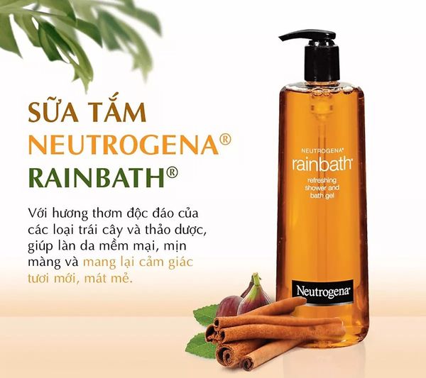 SỮA TẮM NEUTROGENA RAINBATH REFRESHING SHOWER AND BATH GEL 473ML - NHẬP KHẨU