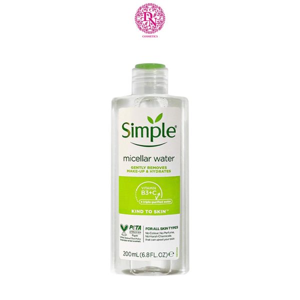 TẨY TRANG SIMPLE 200ML - HÀNG NHẬP KHẨU