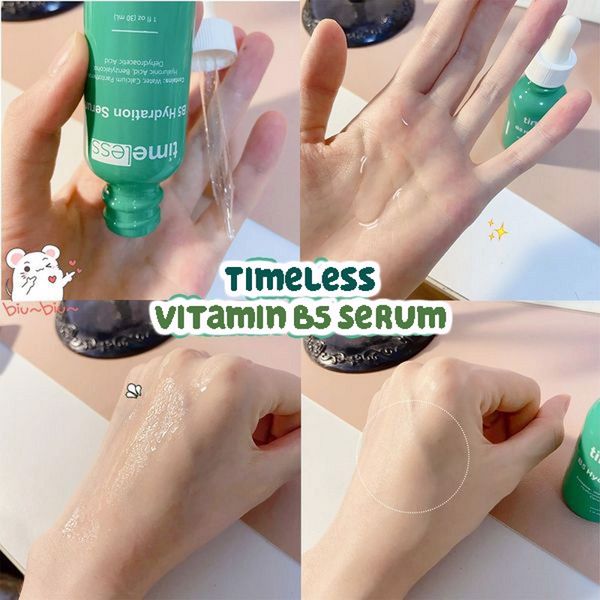 SERUM TIMELESS DƯỠNG ẨM, HỖ TRỢ PHỤC HỒI B5 (XANH LÁ)