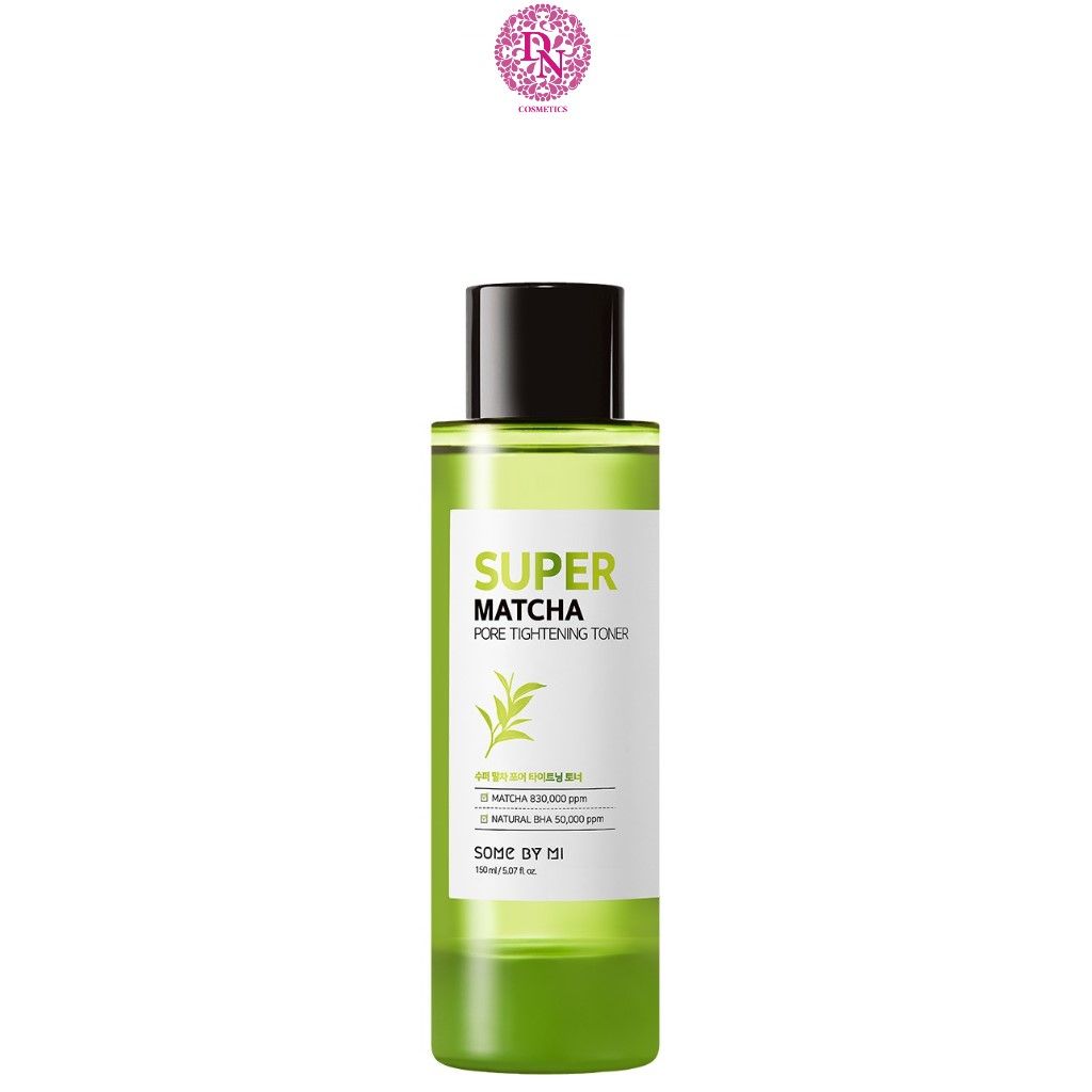 NƯỚC HOA HỒNG CHIẾT XUẤT TRÀ XANH SOME BY MI SUPER MATCHA PORE TIGHTENING TONER 150ML