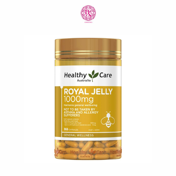 SỮA ONG CHÚA HEALTHY CARE ROYAL JELLY 1000MG 365 VIÊN