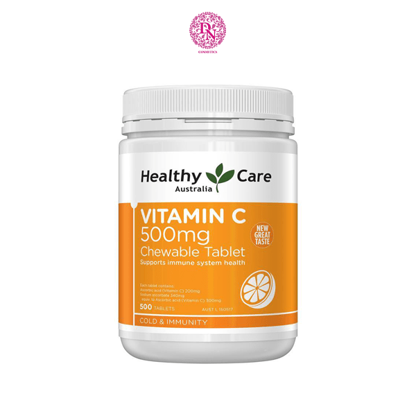 VIÊN UỐNG BỔ SUNG VITAMIN C HEALTHY CARE VITAMIN C 500MG CHEWABLE TABLET 500 VIÊN