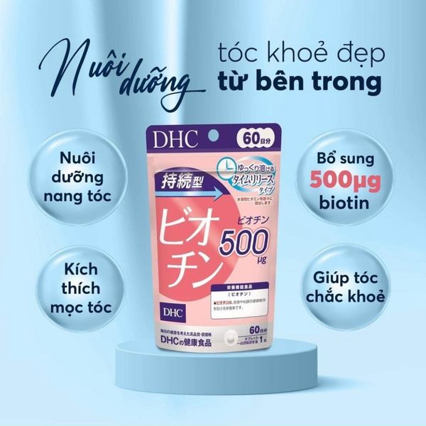 VIÊN UỐNG NGĂN RỤNG TÓC DHC BIOTIN 60 NGÀY