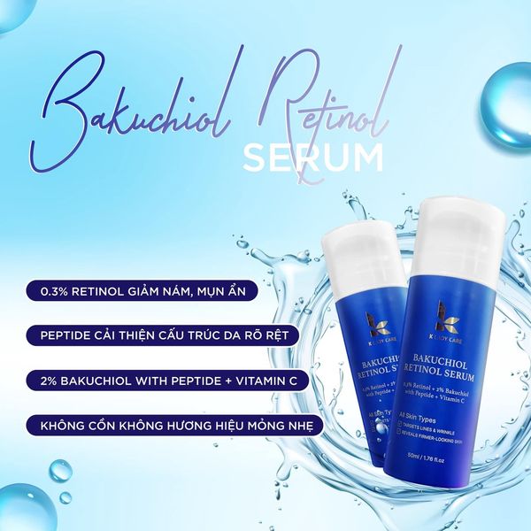 SERUM DƯỠNG TRẰNG K LADY CARE BAKUCHIOL RETINOL 50ML