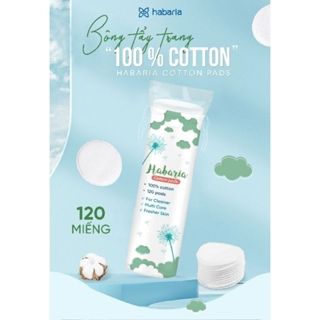 BÔNG TẨY TRANG HABARIA COTTON PADS CÂY TRÒN