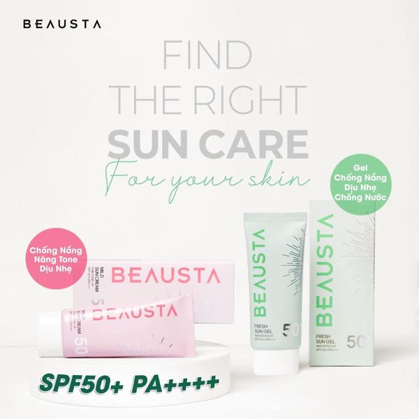 KEM CHỐNG NẮNG BEAUSTA SPF50+/PA++++