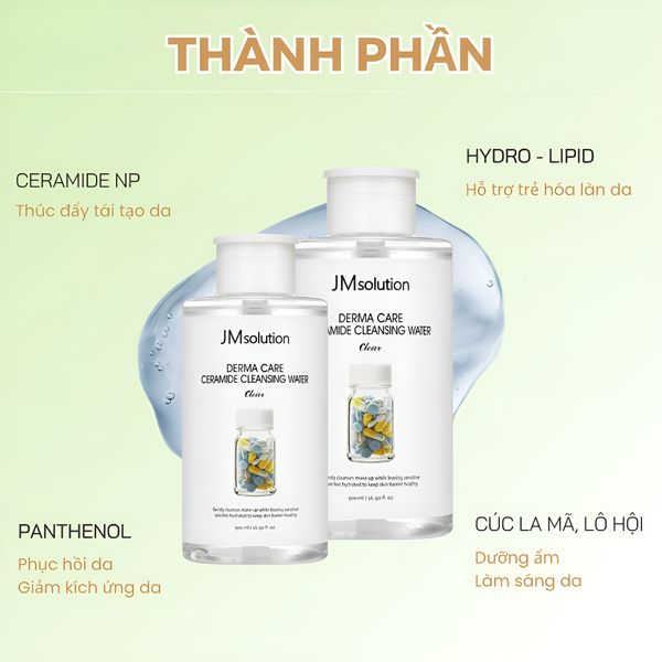 NƯỚC TẨY TRANG JM SOLUTION CLEANSING WATER 500ML