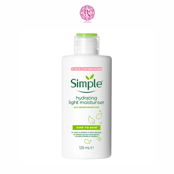 SỮA DƯỠNG DA SIMPLE KIND TO SKIN HYDRATING LIGHT MOISTURISER 125ML