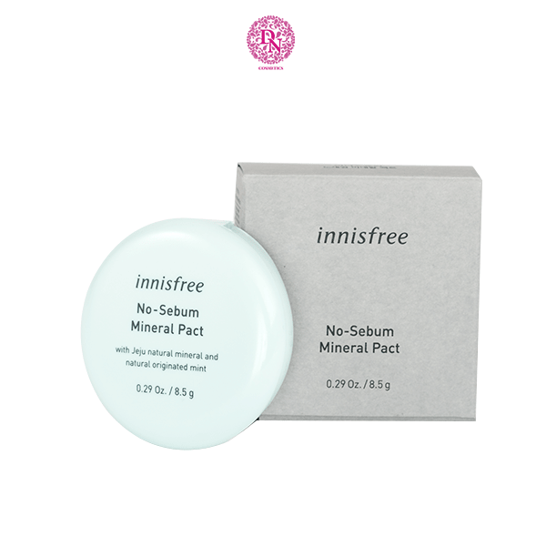 PHẤN NÉN KIỀM DẦU INNISFREE NO-SEBUM MINERAL PACT 8.5G - MẪU MỚI