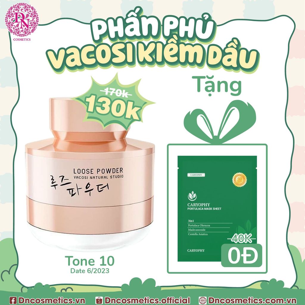 VACOSI PHẤN PHỦ BỘT SIÊU MỊN KIỀM DẦU - VP09