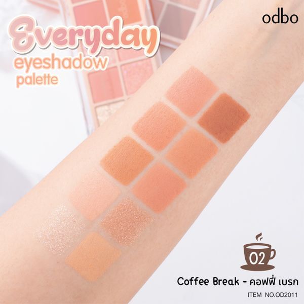 BẢNG PHẤN MẮT 10 Ô EVERYDAY EYESHADOW PALETTE OD2011