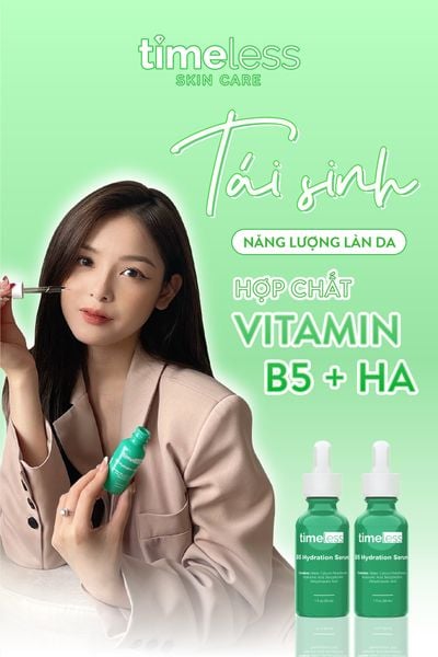 SERUM TIMELESS DƯỠNG ẨM, HỖ TRỢ PHỤC HỒI B5 (XANH LÁ)