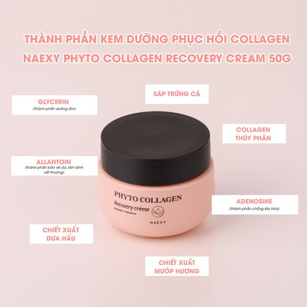 KEM DƯỠNG HỖ TRỢ PHỤC HỒI NAEXY RECOVERY CREAM 50G