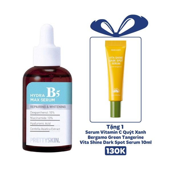 SERUM PHỤC HỒI DƯỠNG TRẮNG B5 PRETTY SKIN HYDRAT B5 MAX SERUM 50ML