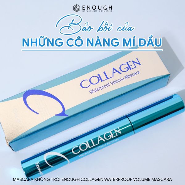 MASCARA KHÔNG TRÔI COLLAGEN ENOUGH COLLAGEN WATERPROOF VOLUME MASCARA 9ML