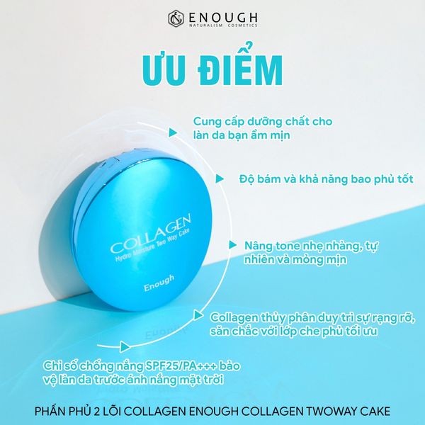 PHẤN PHỦ 2 LÕI COLLAGEN ENOUGH TWOWAY CAKE