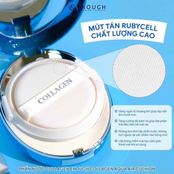 PHẤN NƯỚC COLLAGEN ENOUGH COLLAGEN AQUA AIR CUSHION 15G