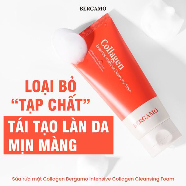 SỮA RỬA MẶT BERGAMO INTENSIVE CLENASER FOAM 120ML