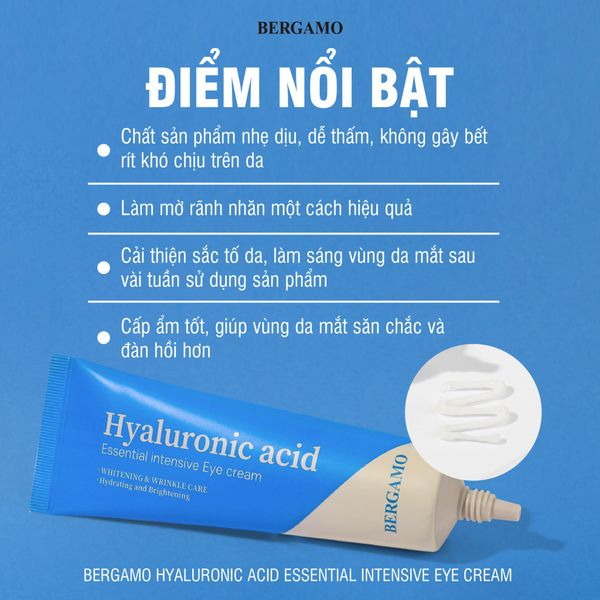 KEM DƯỠNG MẮT BERGAMO ESSENTIAL INTENSIVE EYECREAM 100G