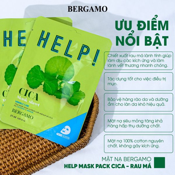 MẶT NẠ BERGAMO HELP MASK PACK