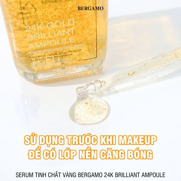 SERUM VÀNG BERGAMO 24K GOLD BRILLIANT AMPOULE 90ML