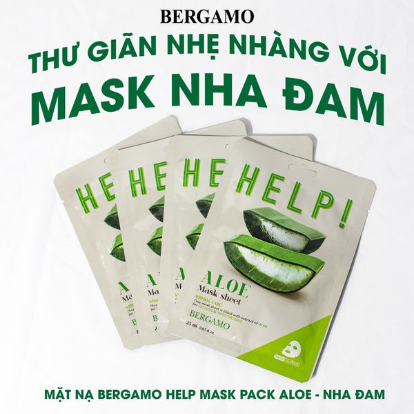 MẶT NẠ BERGAMO HELP MASK PACK