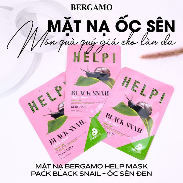 MẶT NẠ BERGAMO HELP MASK PACK