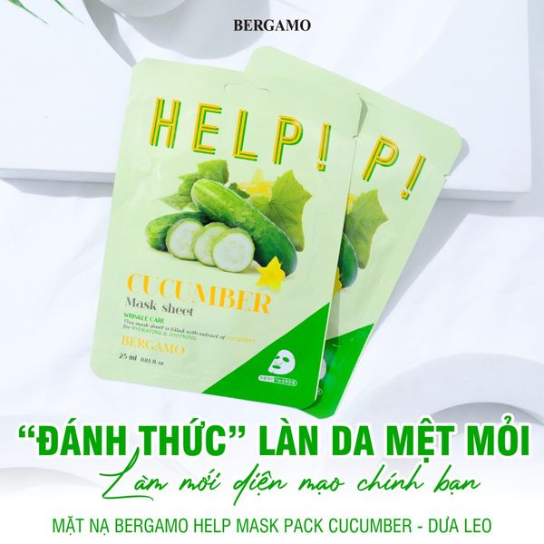 MẶT NẠ BERGAMO HELP MASK PACK