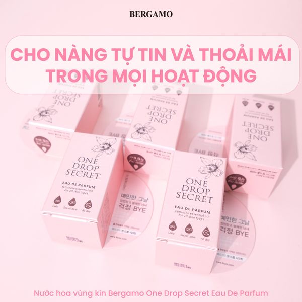 NƯỚC HOA VÙNG KÍN BERGAMO ONE DROP SERECT EAU DE PARFUM 5ML