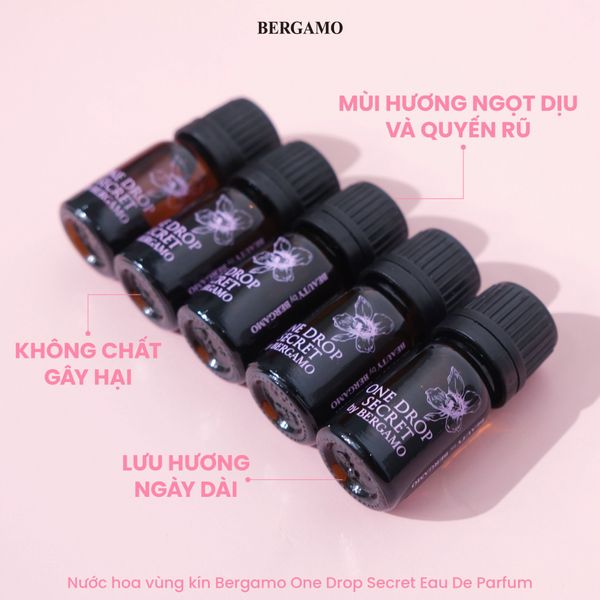 NƯỚC HOA VÙNG KÍN BERGAMO ONE DROP SERECT EAU DE PARFUM 5ML