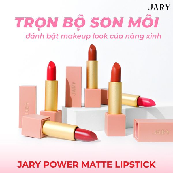 SON THỎI LÌ CAO CẤP JARY POWER MATTE LIPSTICK