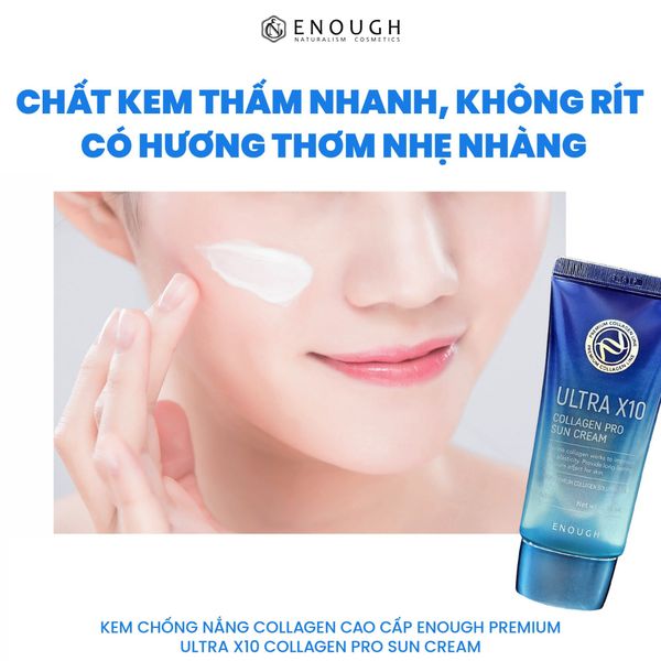 KEM CHỐNG NẮNG CAO CẤP ENOUGH PREMIUM SUNCREAM 50G