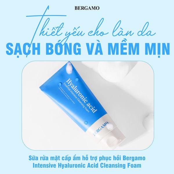 SỮA RỬA MẶT BERGAMO INTENSIVE CLENASER FOAM 120ML