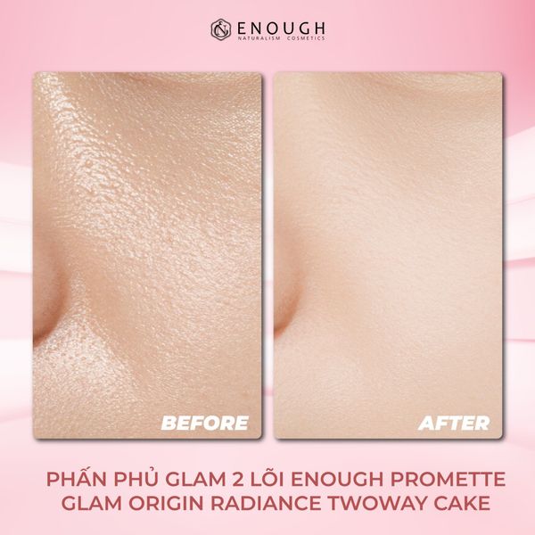 PHẤN PHỦ GLAM 2 LÕI ENOUGH POMETTE GLAM ORIGIN RADIANCE TWOWAY CAKE