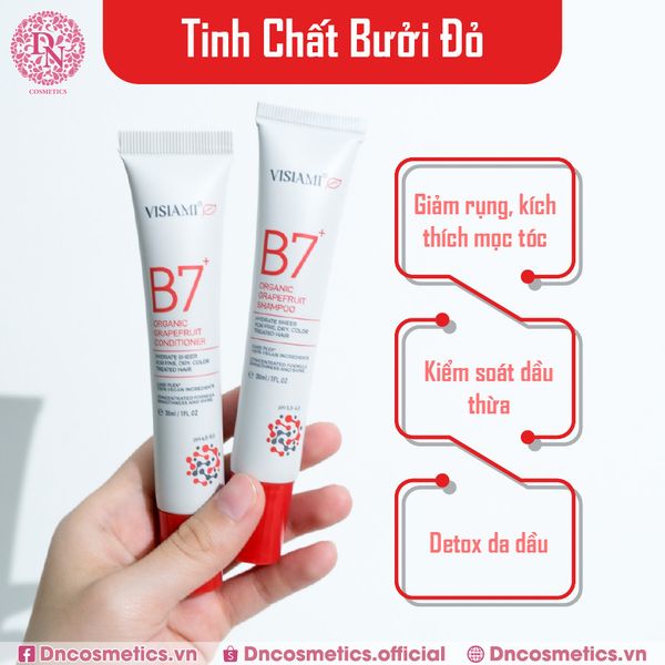 DẦU GỘI XẢ VISIAMI BIOTIN B7