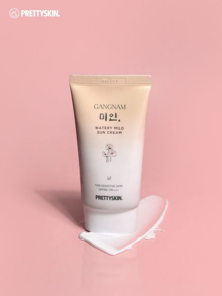 KEM CHỐNG NẮNG TRẮNG DA PRETTY SKIN GANGNAM WATERY MILD SUN CREAM 50ML  [MUA 1 KEM CHỐNG NẮNG TẶNG 1 MẶT NẠ OHESI 25K]