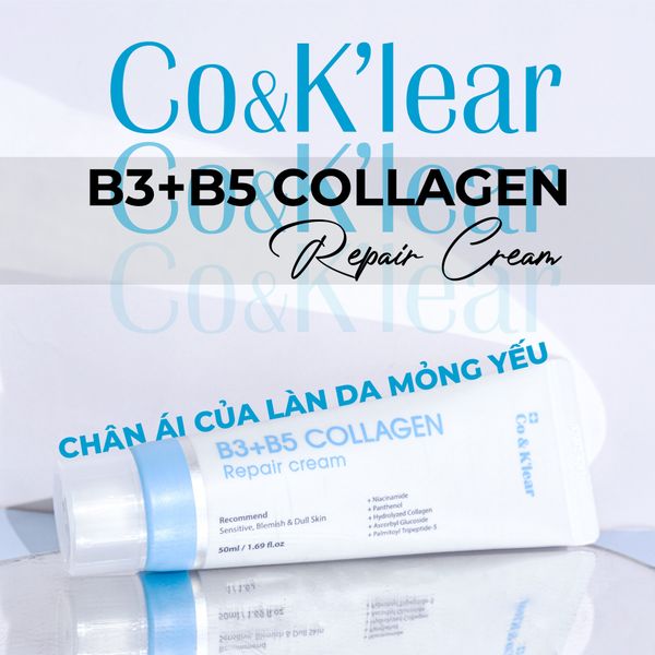 KEM CO & KLEAR B3+B5 COLLAGEN REPAIR CREAM 50ML