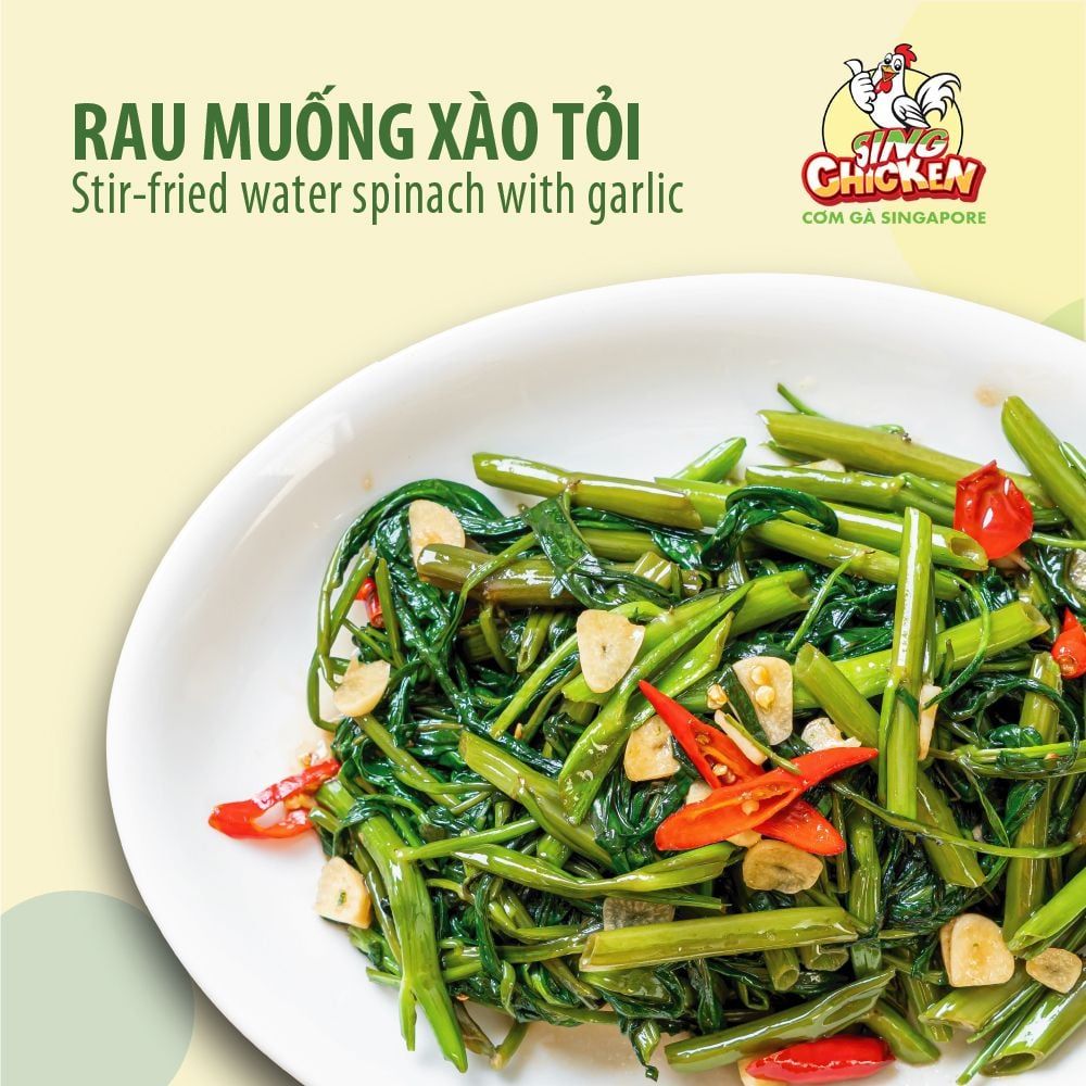 Rau Muống Xào Tỏi