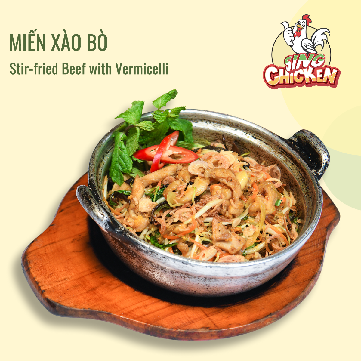 Miến Xào Bò