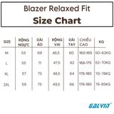  Blazer 2 lớp Relax Fit - Đen 