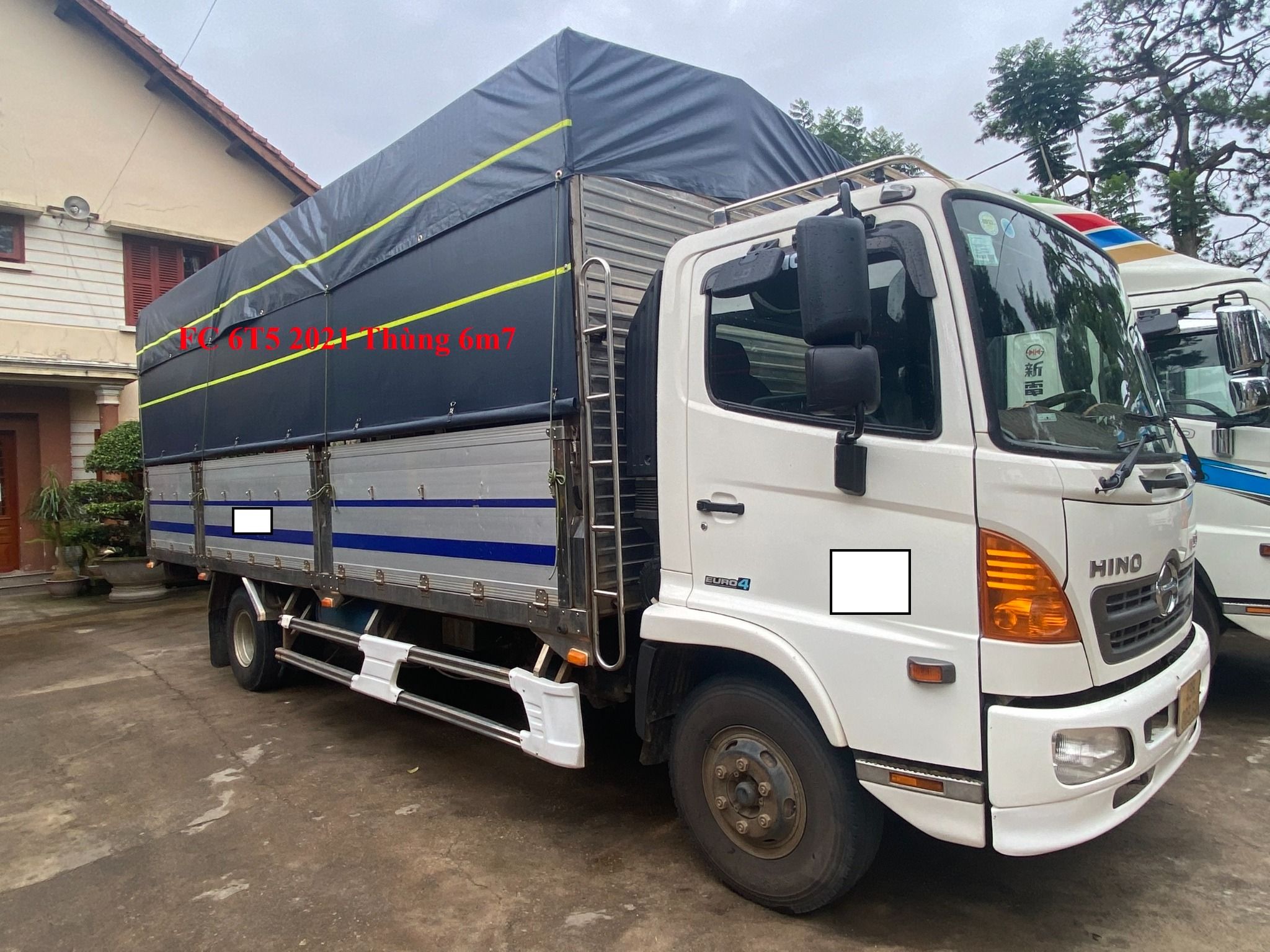 <b>(ĐÃ BÁN)<b> Xe Tải HINO FC 2 Chân 6,5 Tấn 2021 thùng 6m7 (Ô tô đã qua sử dụng)</b></b>