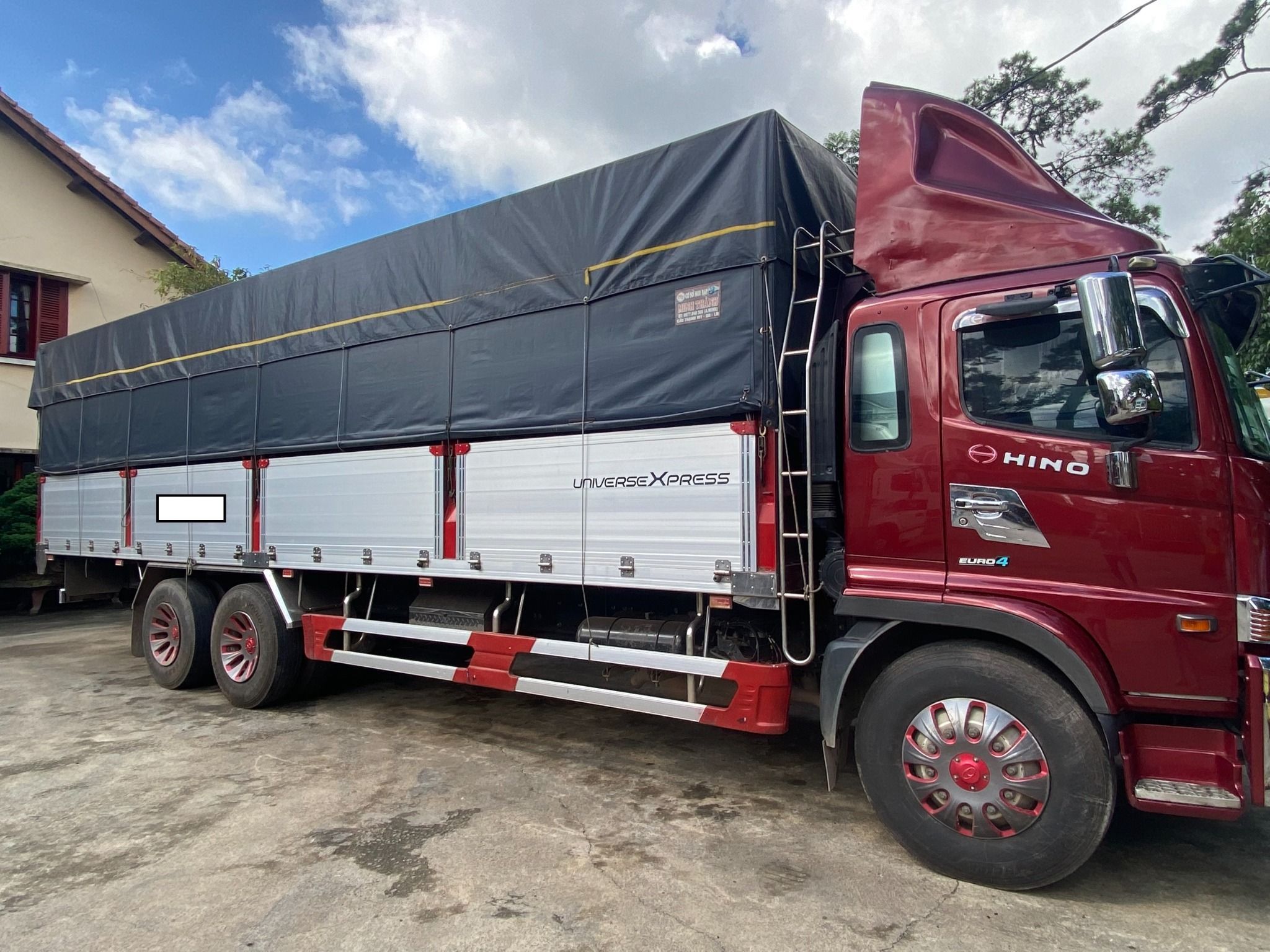 Xe Tải HINO FL 3 Chân 14 Tấn 2020 thùng 9 cao 4m (Ô tô đã qua sử dụng)